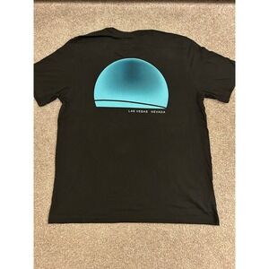 Sphere T-Shirt Mens XL Black Good Las Vegas Nevada Graphic Short Sleeve Tee